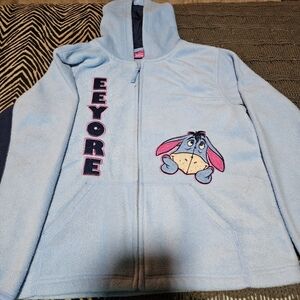 Disney Eeyore Light Blue Juniors 7/9 Hoodie